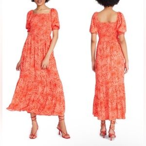 Betsey Johnson Palms of Paradise Maxi Dress Sz XS